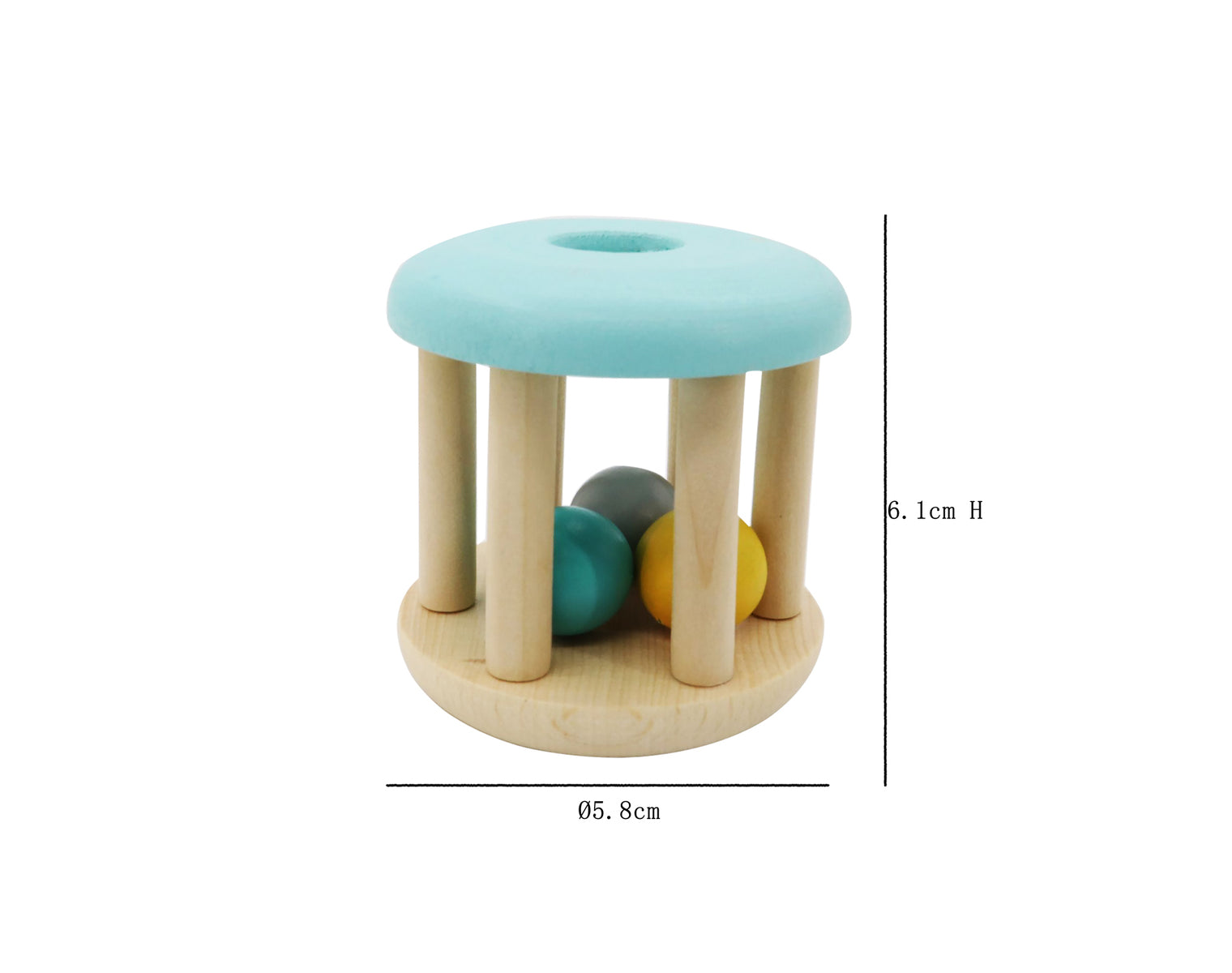 Calm & Breezy Wooden Rattle – My Toykingdom
