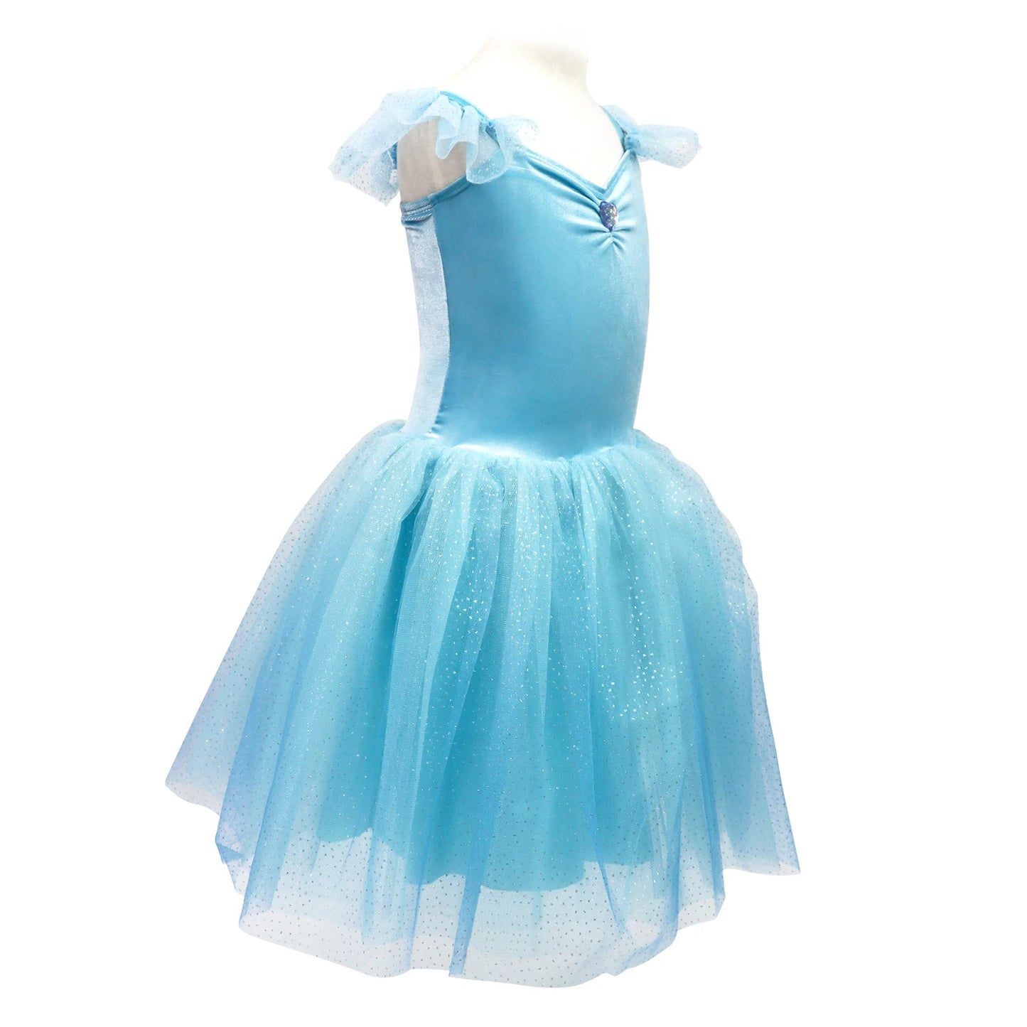 Pink Poppy - Princess Sapphire Velvet Dress with Tulle Skirt