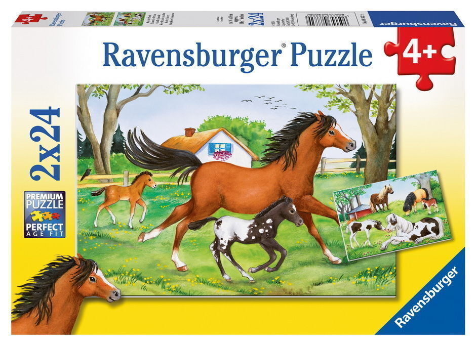 Ravensburger world of horses 2 x 24 piece
