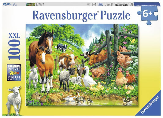 Ravensburger - Animal Get Together 100 Piece