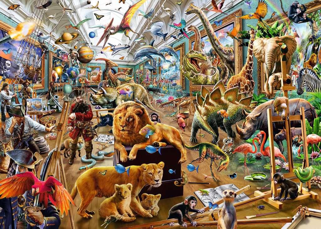chaos in the jungle puzzle image