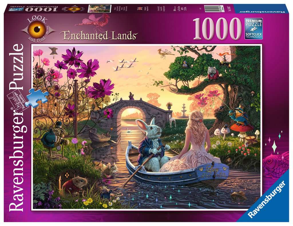 Ravensburger - Enchant Lands Look and Find Puzzle 1000 Piece