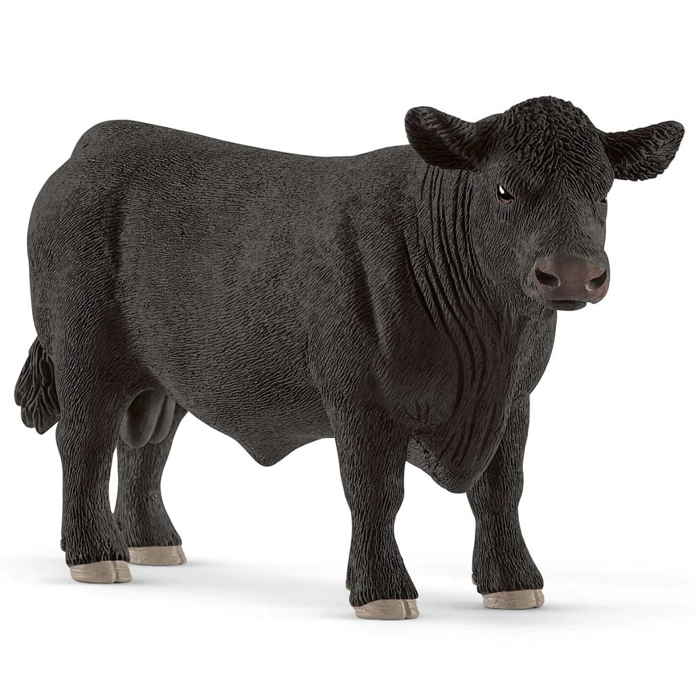 Black Angus Bull Figurine