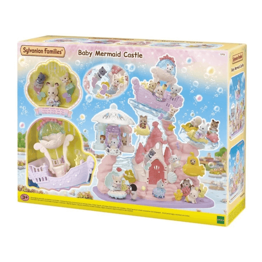 baby mermiad castle boxed