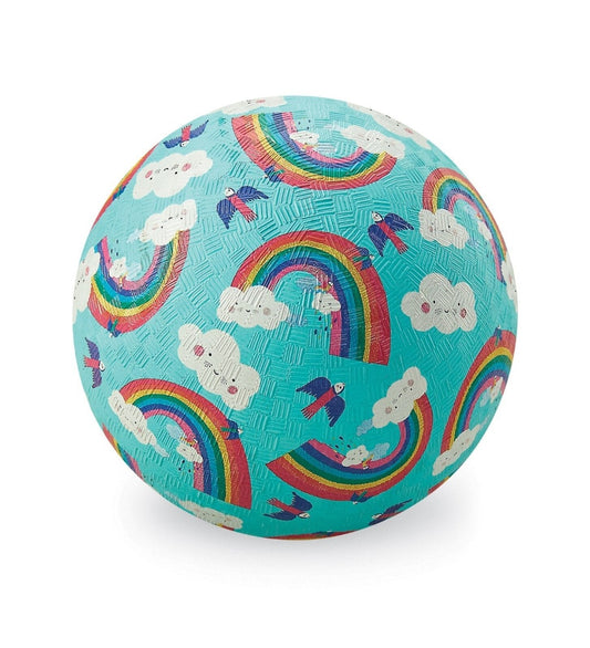Tiger Tribe Playground Ball Small Size Rainbow Print
