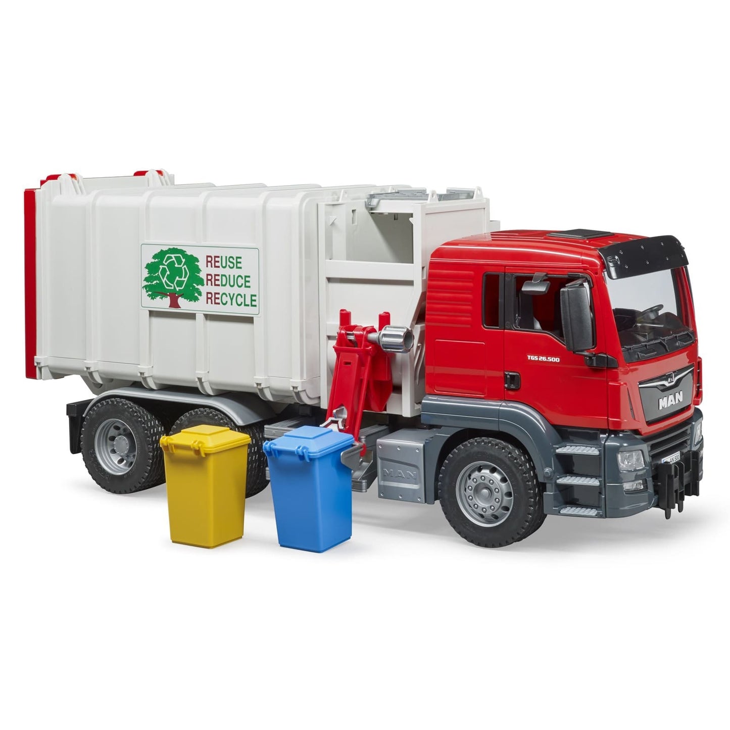 1:16 Man TGS Garbage Truck Side Loading