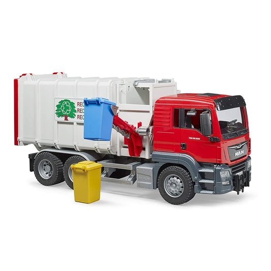 1:16 Man TGS Garbage Truck Side Loading