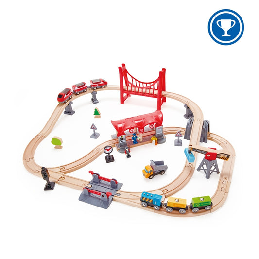 Hape - Busy City Rail Set -Hape