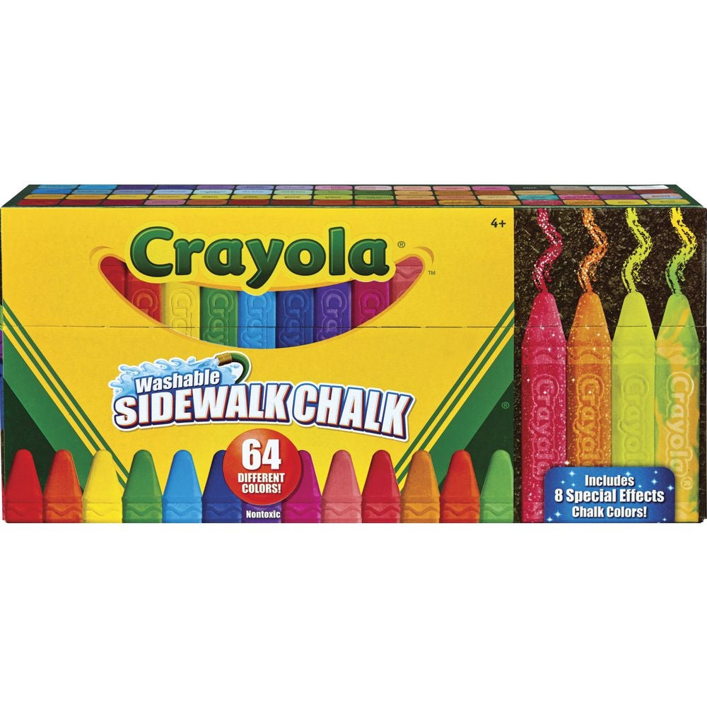Crayola - Sidewalk Chalk 64pk