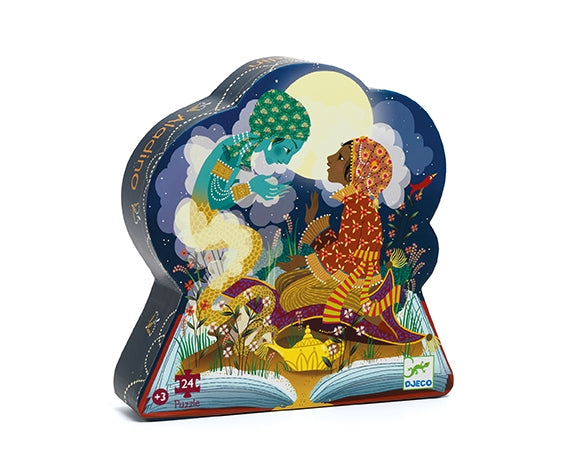 Djeco - Silhouette Puzzle Aladdin 24 piece
