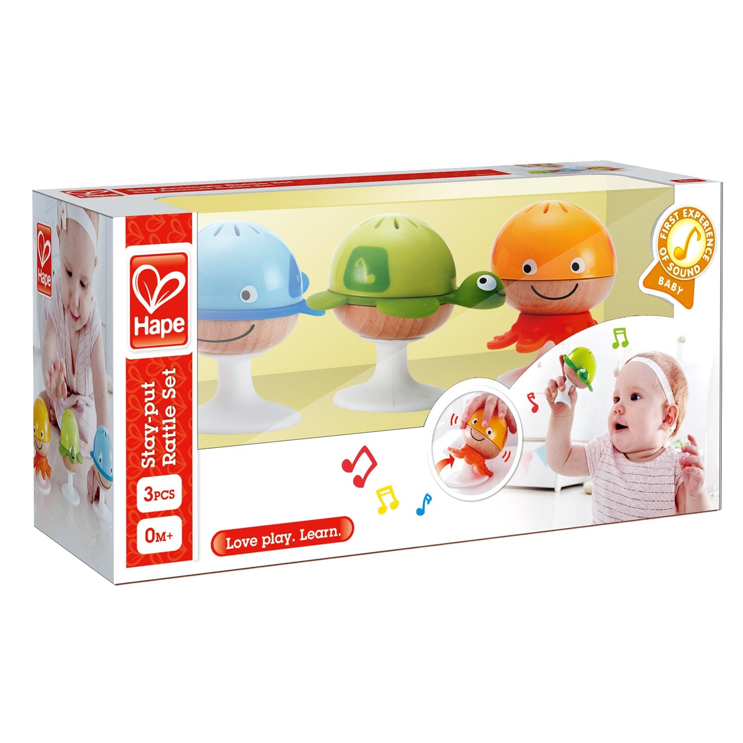 Stay Put Rattle Set -Hape