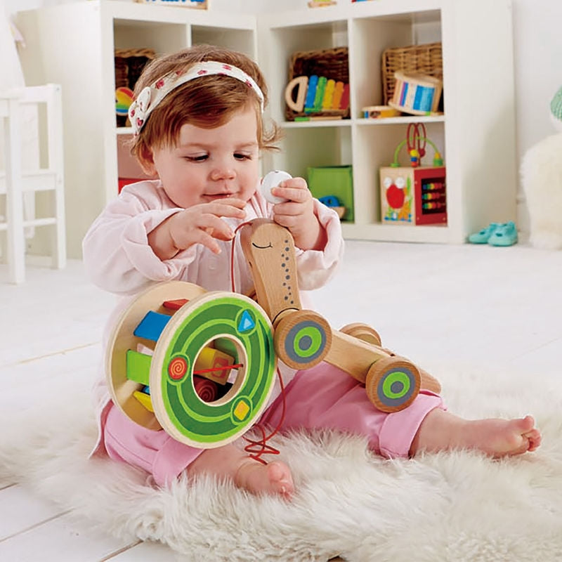 Hape - Snail Pull and Play Shape Sorter