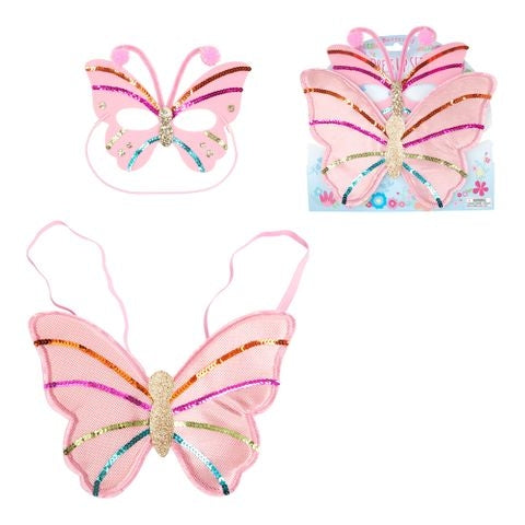 Pink Poppy - The Little Butterfly Mask and Wing Set