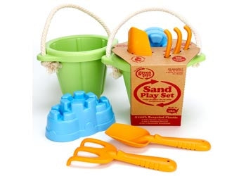 Green Toys - Sand Play Set Green