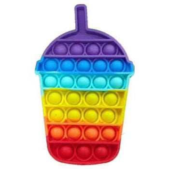 Pop It Fidget Rainbow Juice Cup