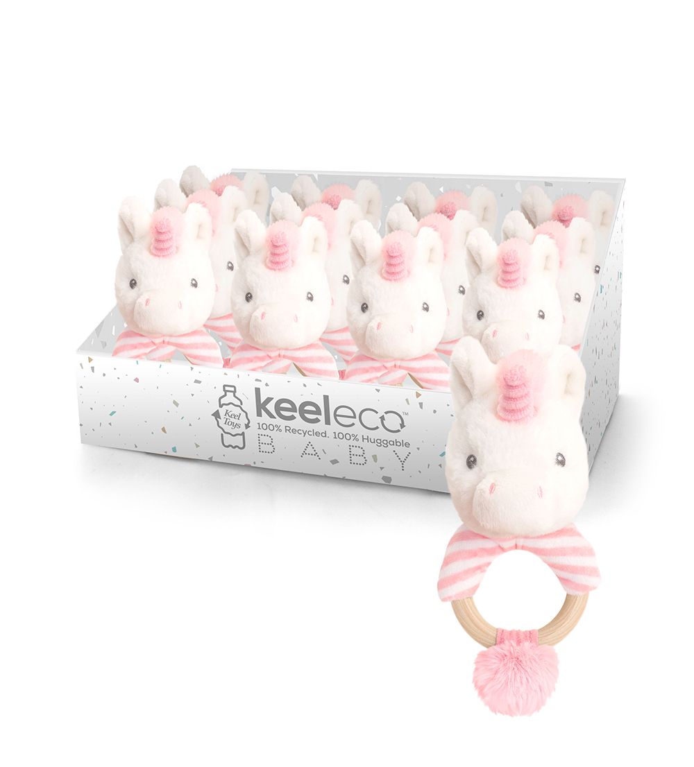 Keeleco - Unicorn Ring Rattles
