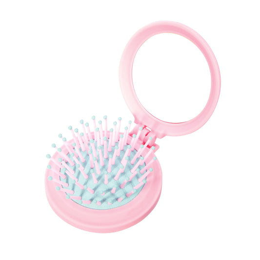 Unicorn Compact Flip Brush and Mirror Asst