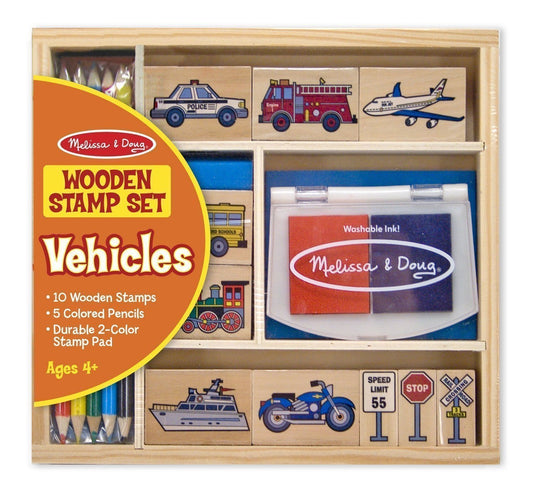 Melissa and Doug - Vehicle Stamp Set