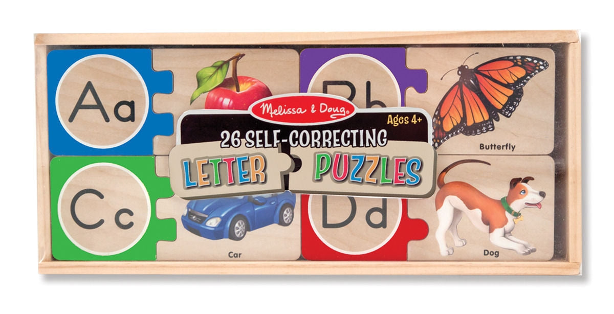 Melissa and Doug - Alphabet Wooden Puzzle Cards