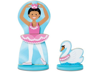 Melissa and Doug - Ballerina Fairy Magnetic Dress Up Play