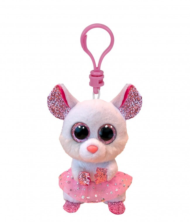 TY Beanie Boos - Nina Mouse with Tutu Clip