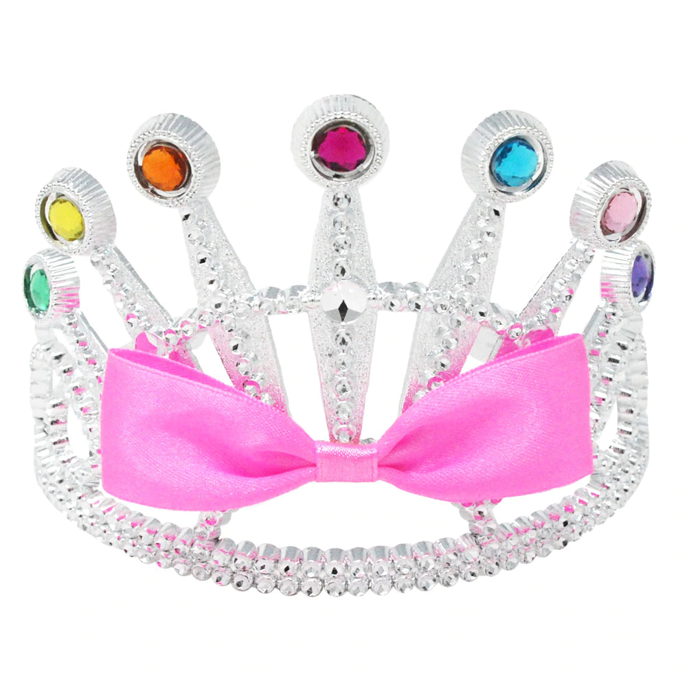 pink poppy jewelled princess crown