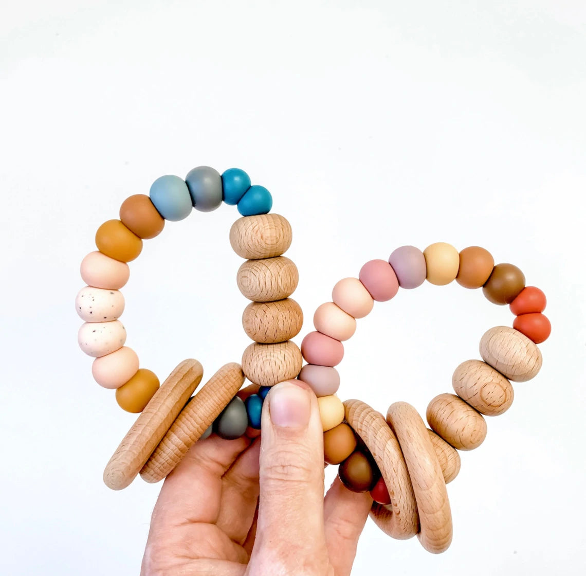 My Toy Kingdom | Nature Bubz - Rainbow Rattle Assorted Colours | Byron ...