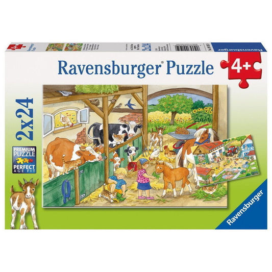 Ravensburger - Merry Country Life 2 x 24 Piece