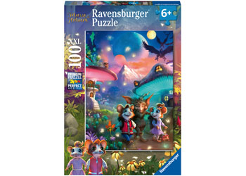 Ravensburger - Enchanting Mushroom Town Puzzle 100 Piece