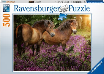 Ravensburger - Ponies In The Flowers 500 Piece