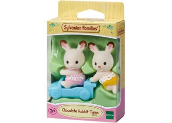 Sylvanian Families - Chocolate Rabbit Twins V2