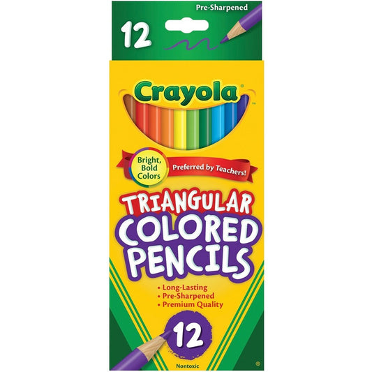 Crayola - Triangular Pencil 12pc
