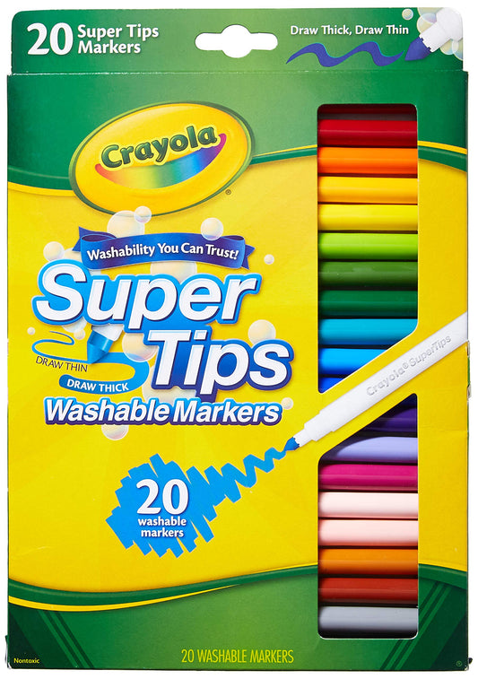 Crayola - Markers Super Tip 20pc