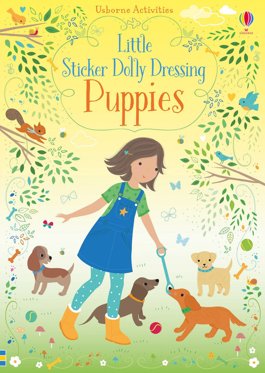Usborne Books - Little Sticker Dolly Dressing - Puppies