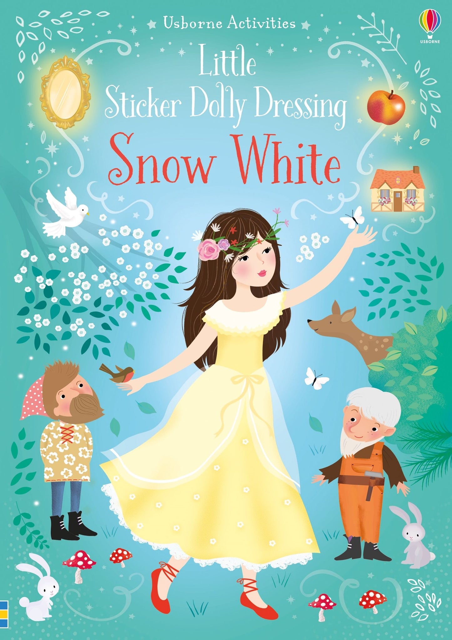 Usborne Books - Little Sticker Dolly Dressing - Snow White