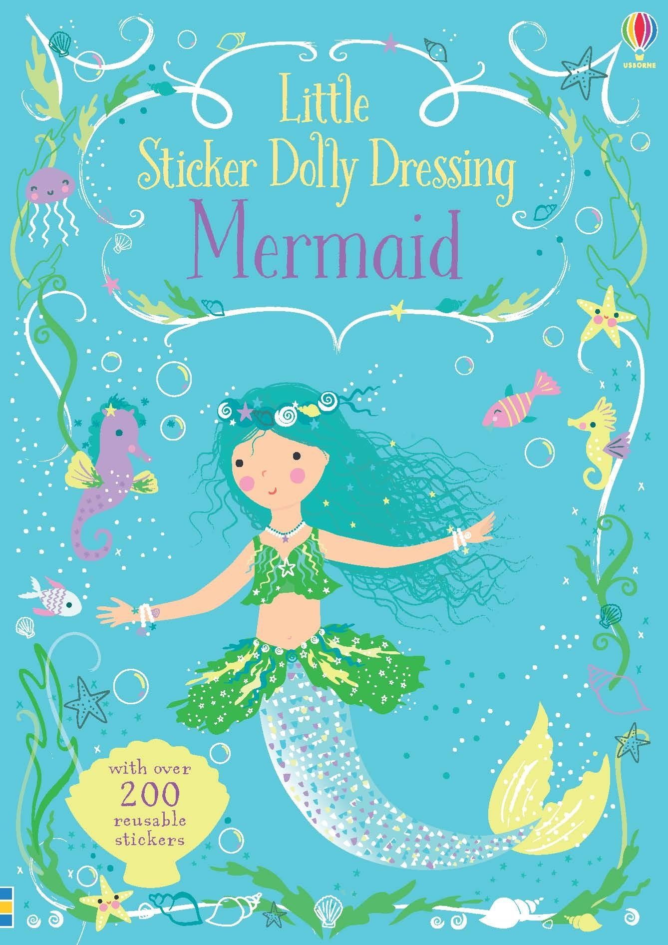 Usborne Books - Little Sticker Dolly Dressing Mermaid