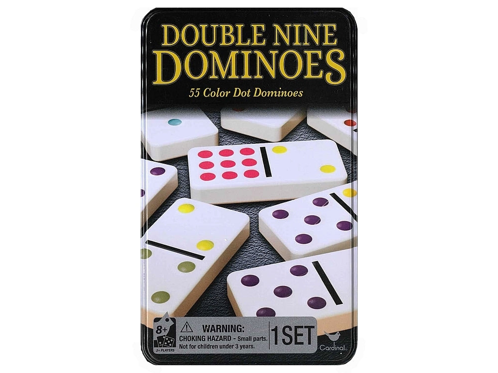Classic Games - Dominoes Double 9 Coloured