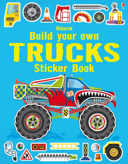 Usborne Books - Build Your Own Trucks Sticker Book