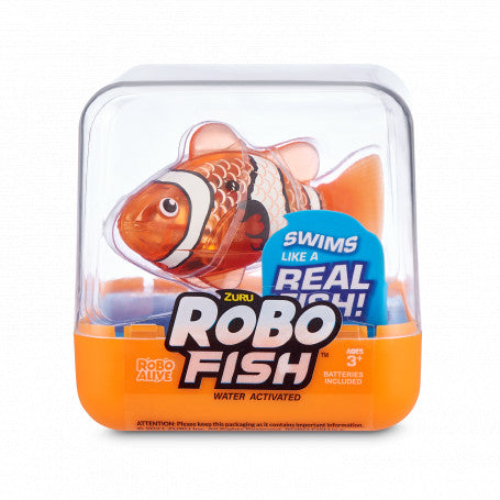 robo alive fish orange