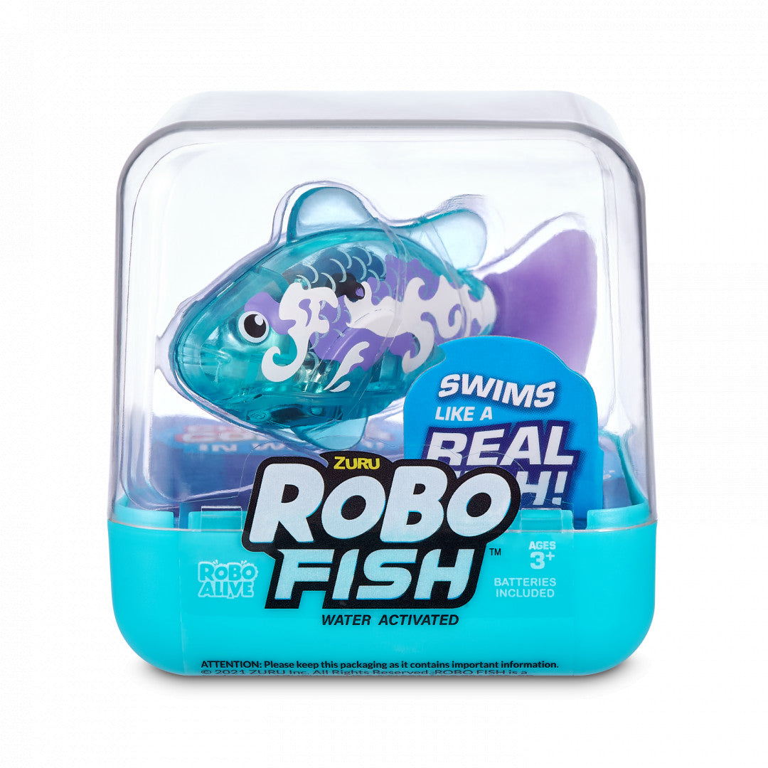 robo alive fish blue