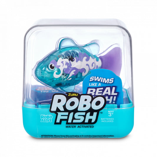 robo alive fish blue